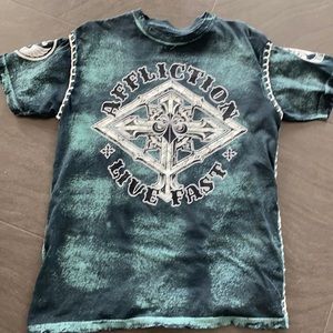 Men’s Affliction T-shirt. NWOT Perfect shape. Never worn